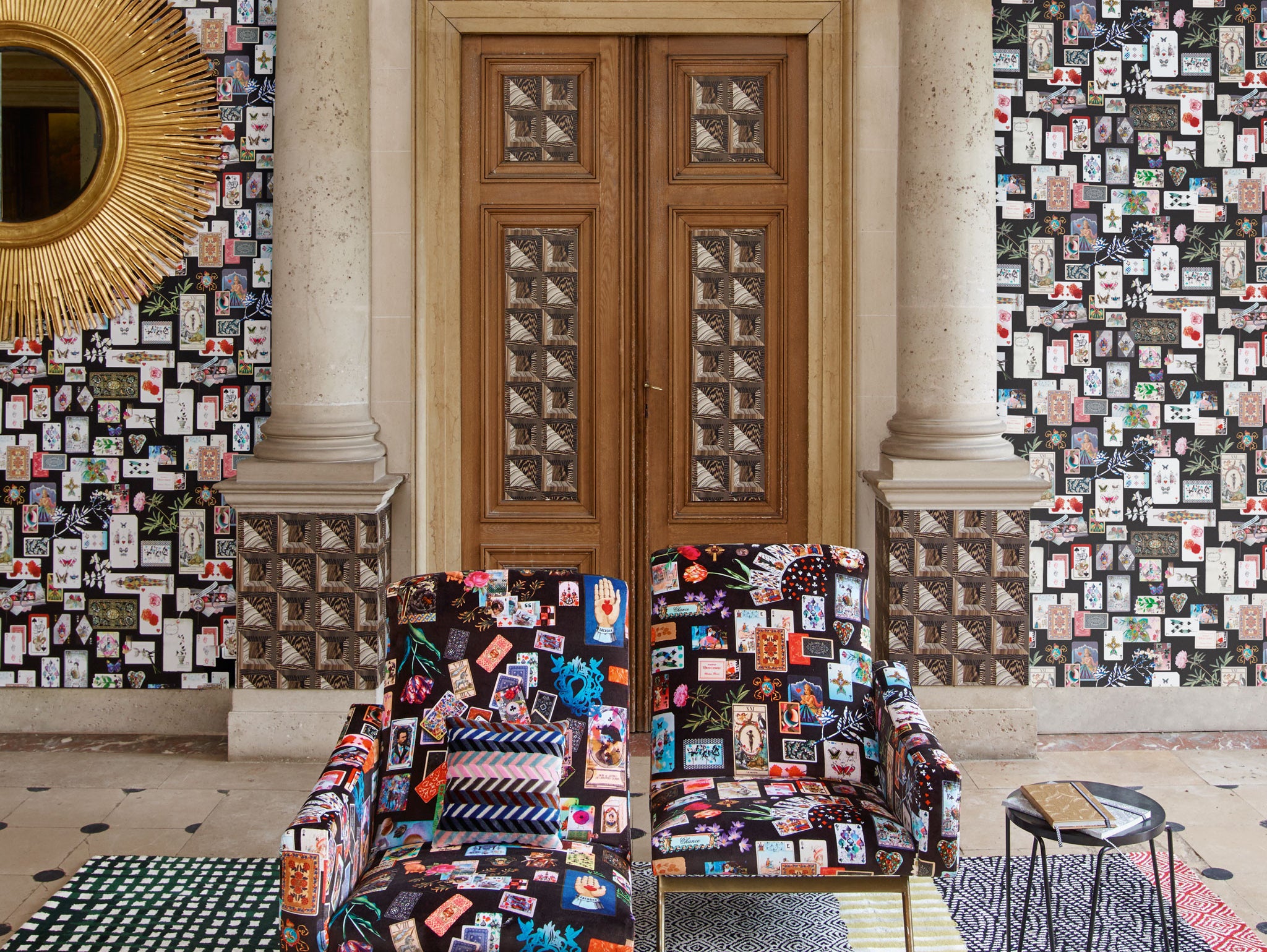 Christian Lacroix Present "Incroyables et Merveilleuses" Fabric & Wallpaper Collection