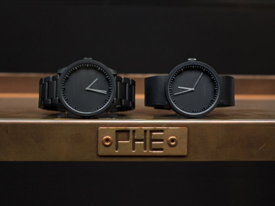 Piet Hein Eek x LEFF amsterdam "Tube Watch" Series