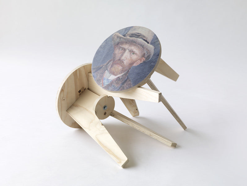 Piet Hein Eek & NLXL collaborate on Plywood Stools