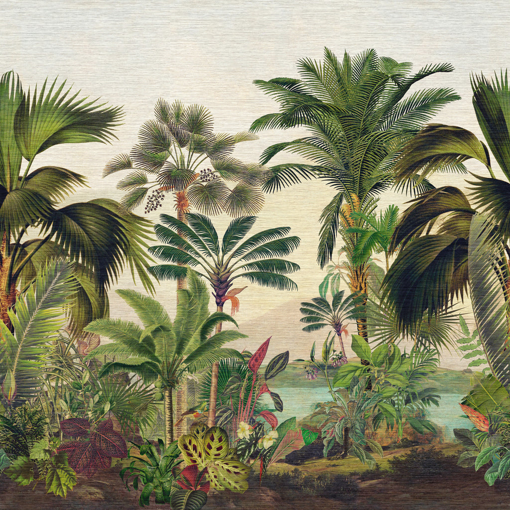 Arte 'Reverie Tropicale' Panoramic Wallpaper