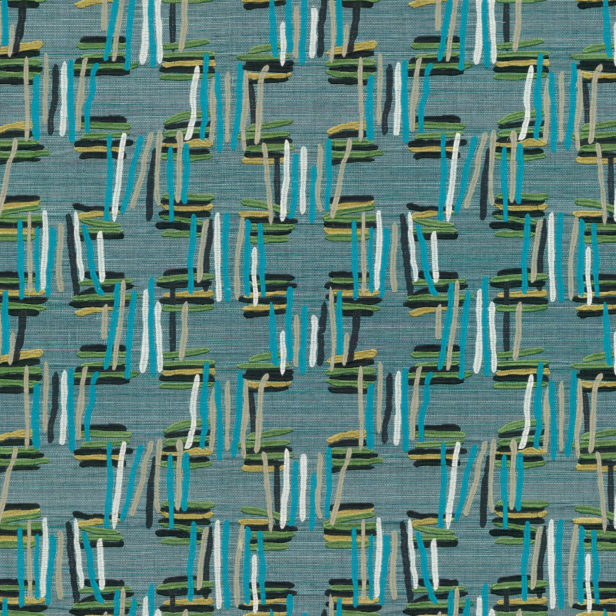 Arte 'Tatami' Wallpaper 54524 - Calypso Teal