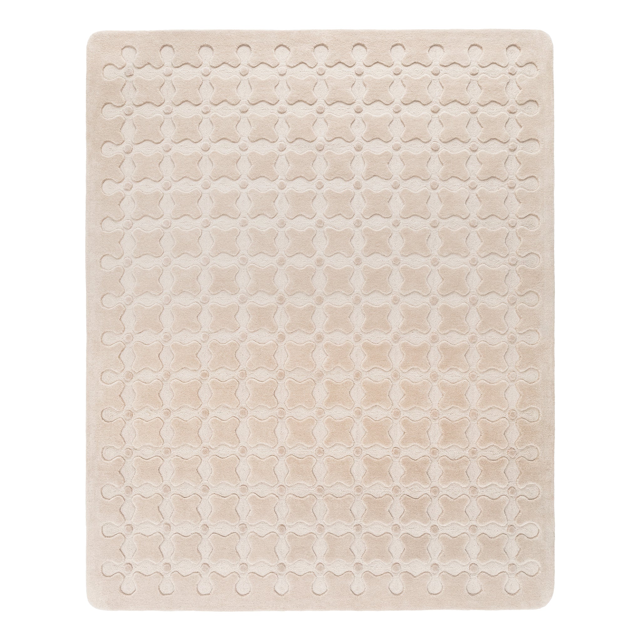 Criss Cross Medium Rug by India Mahdavi