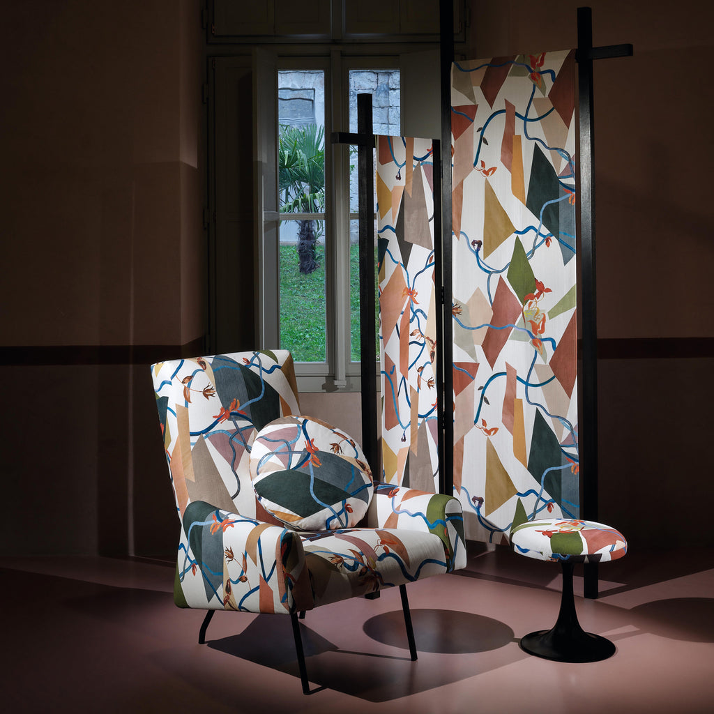 Christian Lacroix 'Cotillons' Fabric Mosaique Room Scene 2