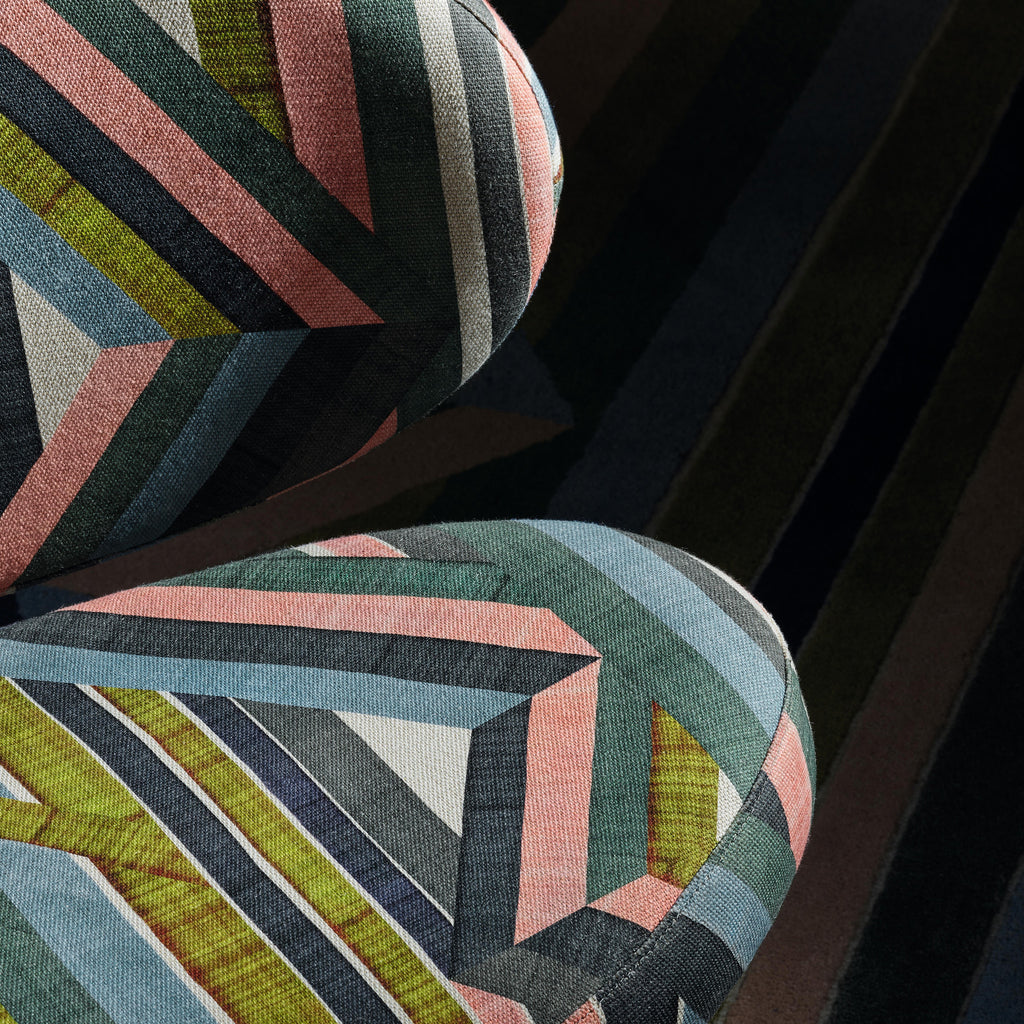 Christian Lacroix 'Reflets Sur Le Rhone' Fabric Detail