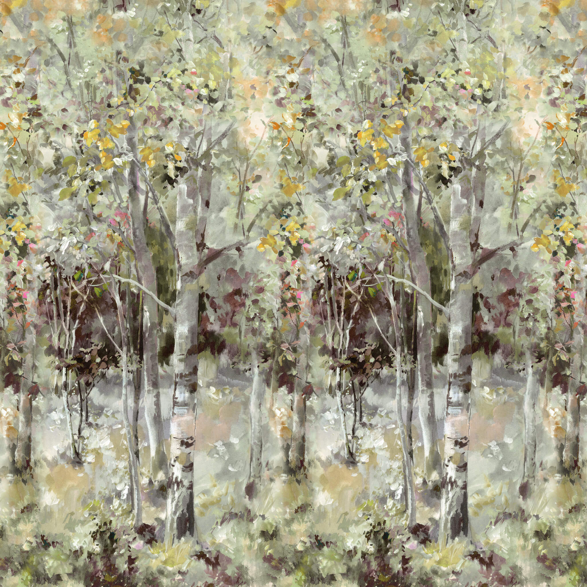 Designers Guild 'Bois De Bouleau' Scene 2 Wallpaper