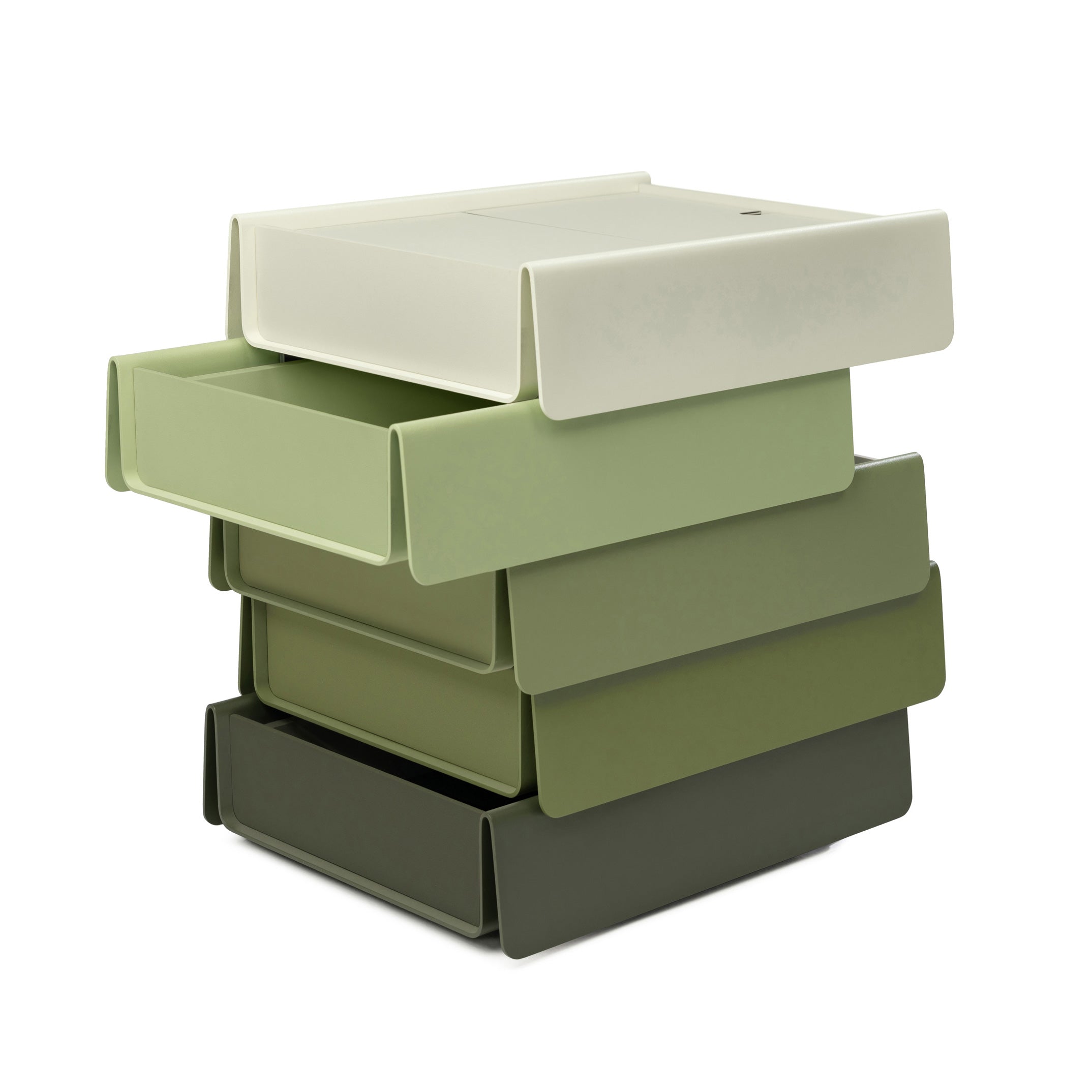 Side Stack Tower of Drawers by Raw Edges