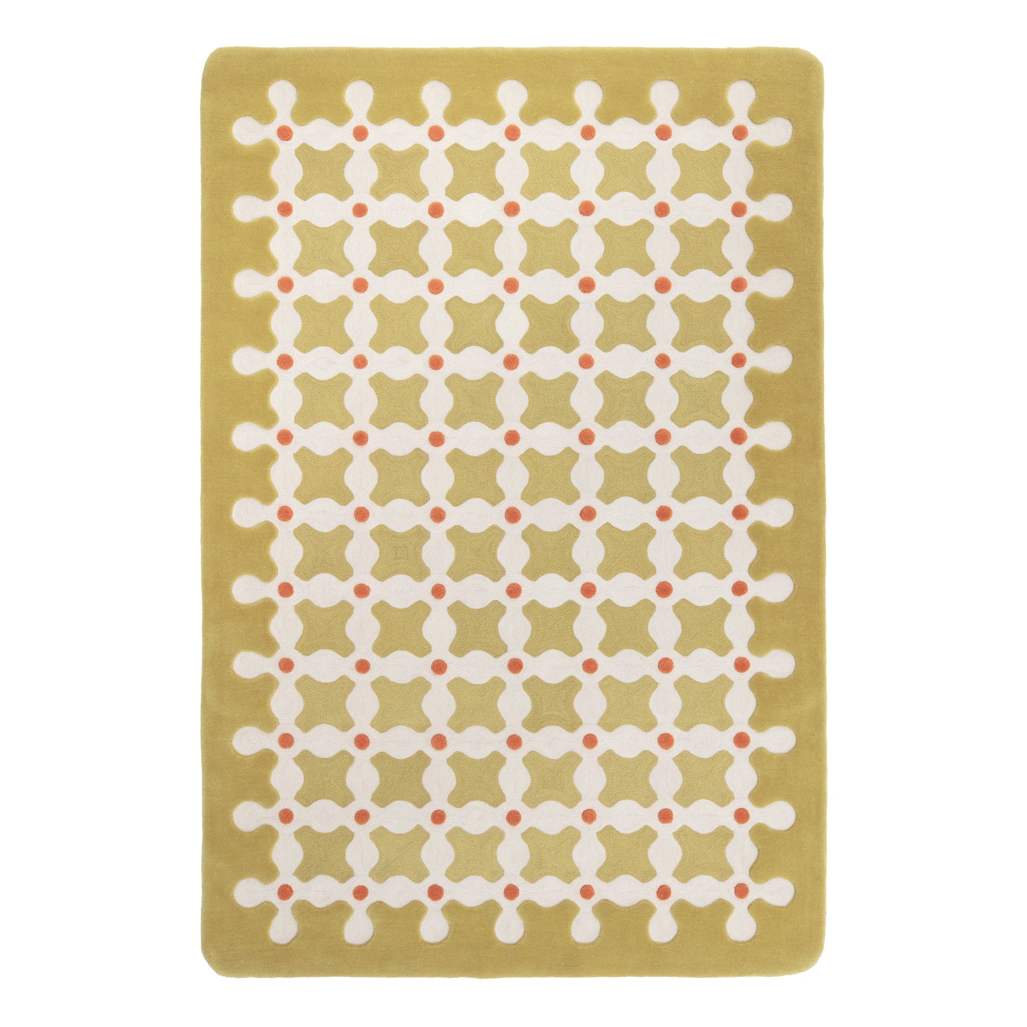 Criss Cross Small Rug by India Mahdavi