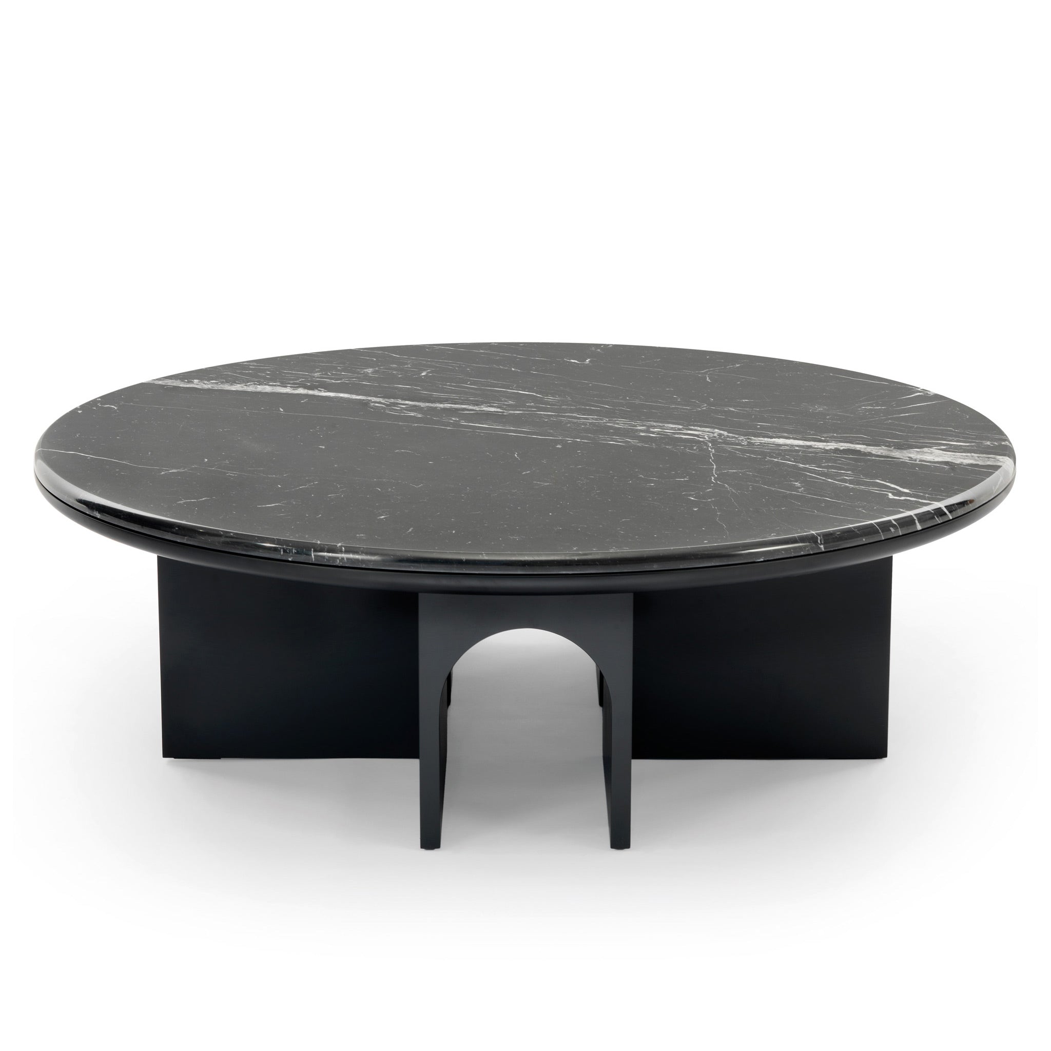 Arflex 'Arcolor' Coffee Table by Jaime Hayon Nero Marquina Marble / Black Base