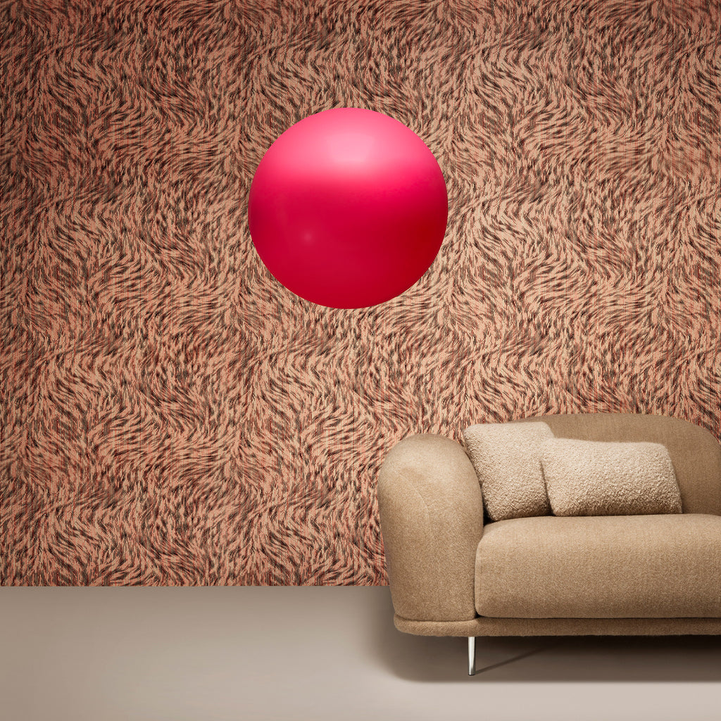 Arte x Moooi Wallcovering 'Blushing Sloth' Wallpaper Cloud Sofa