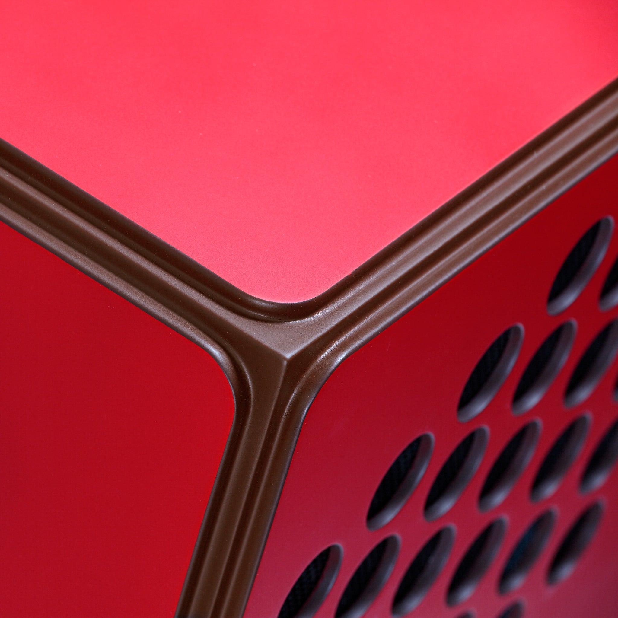 Brionvega 'Radiofonografo' RR226 Fo-St Red Record Player Detail 3