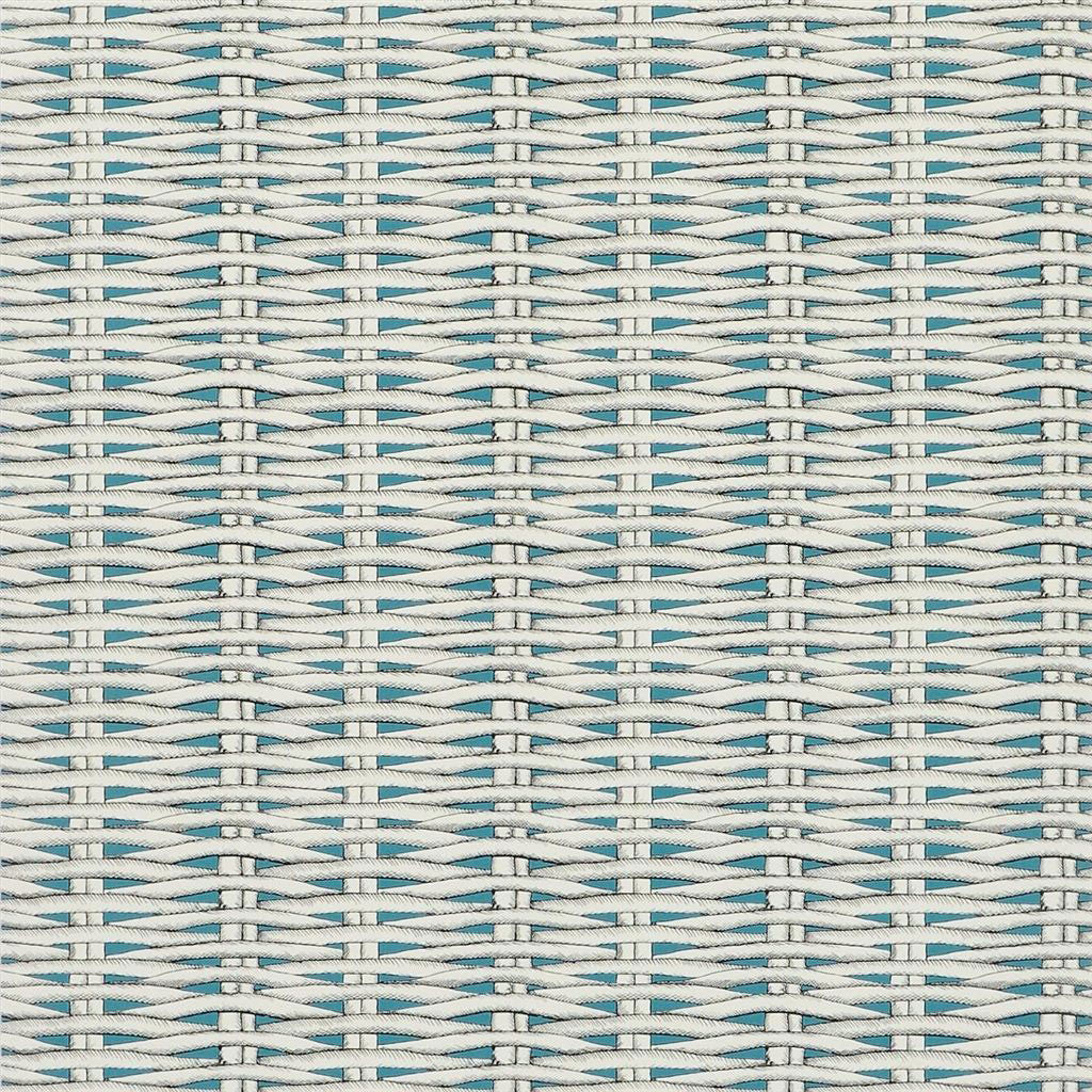 Barbade Wallpaper Turquoise