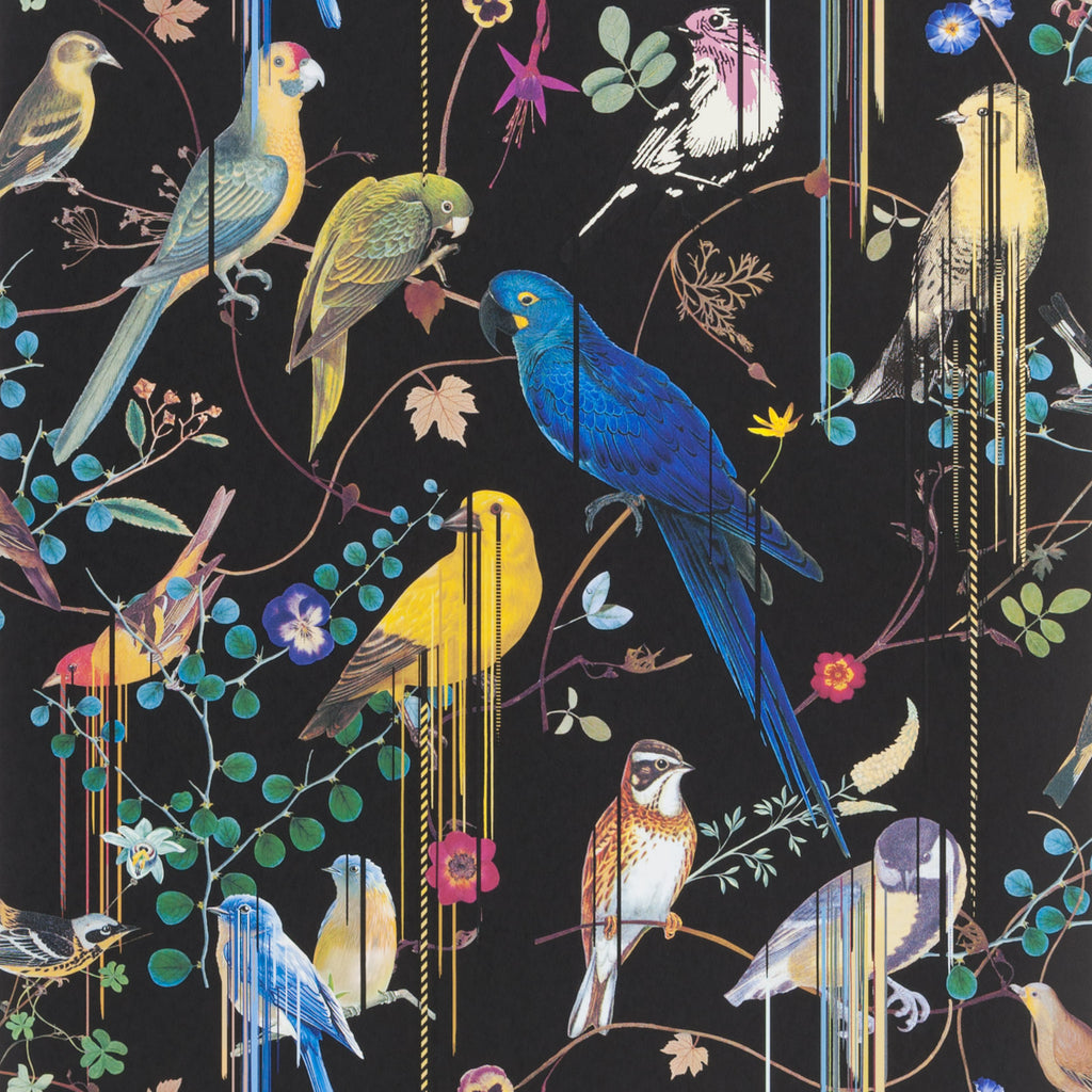 Christian Lacroix 'Birds Sinfonia' Wallpaper Crepuscule