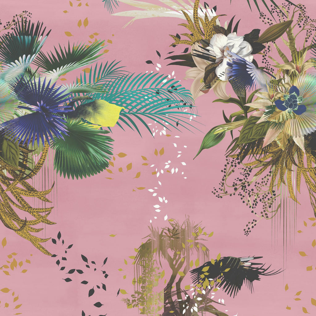 Christian Lacroix 'Oiseau Fleur' Wallpaper Bourgeon (PCL7031/01)