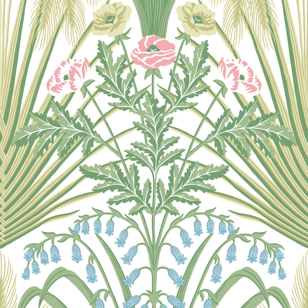 bluebellgray botanical wallpaper