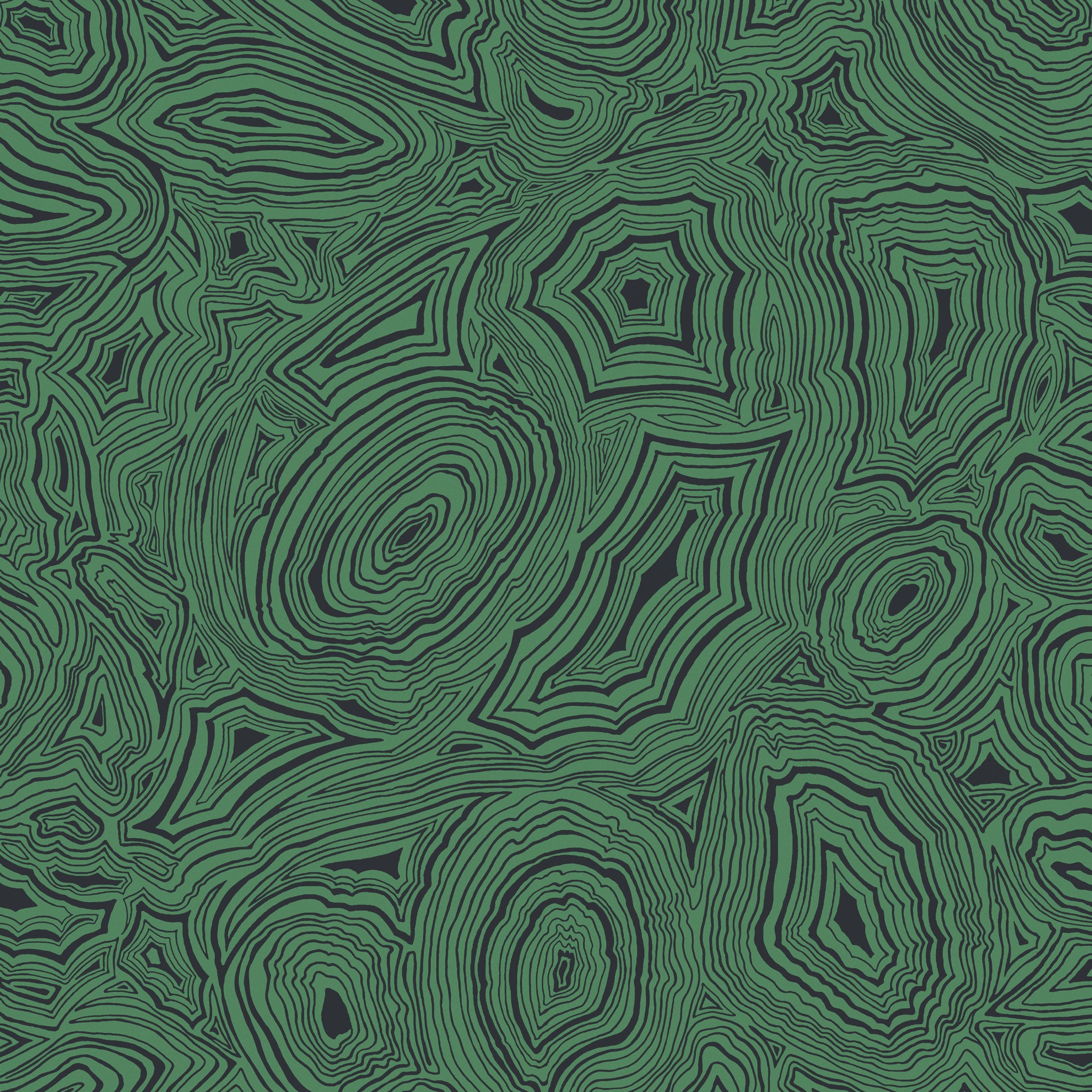 Cole and Son Fornasetti 'Malachite' Wallpaper 114/17035