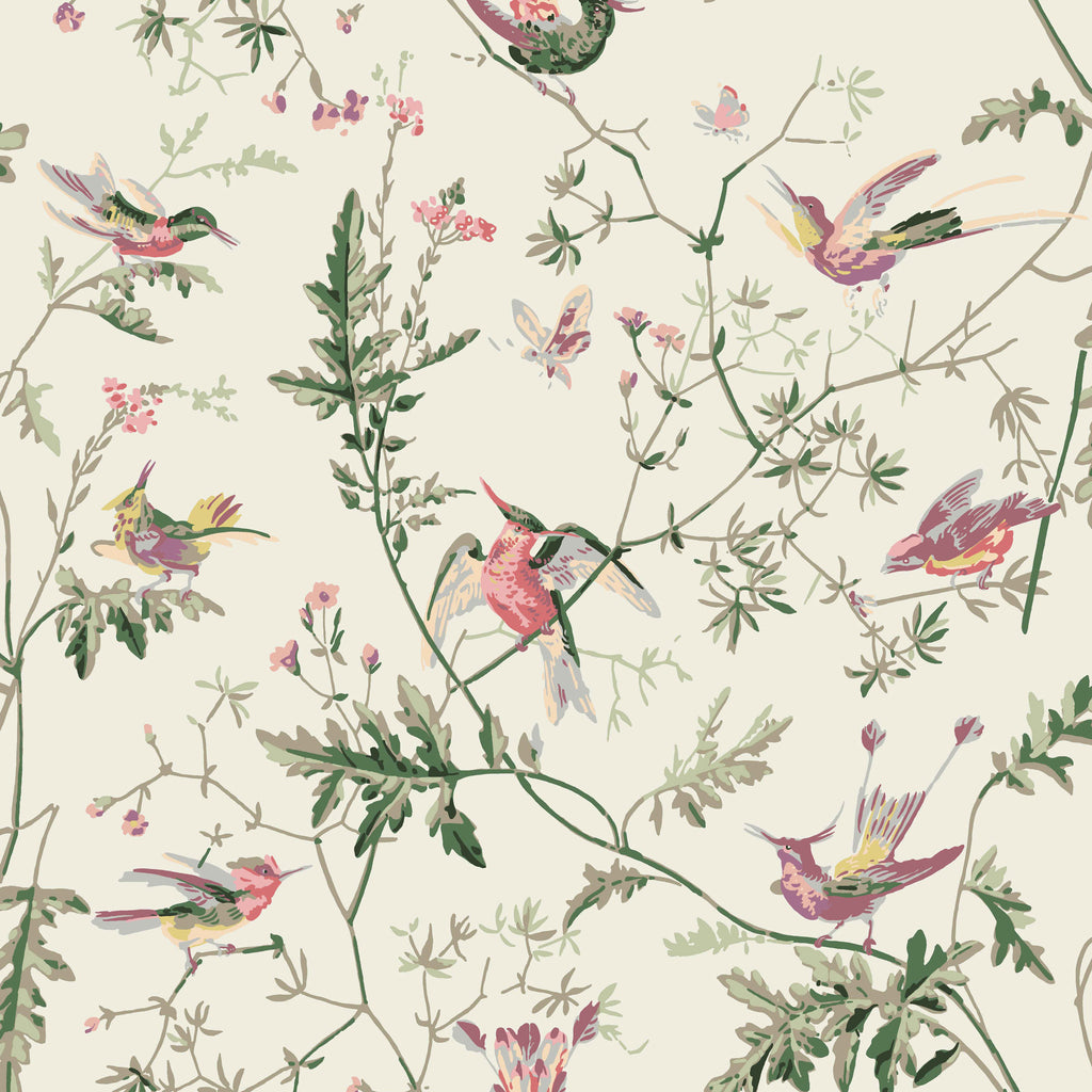 Cole & Son 'Hummingbirds' Fabric F62/1001