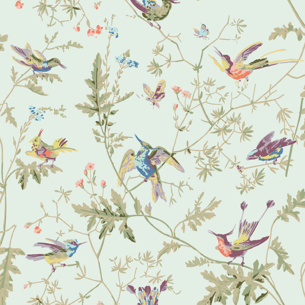 Cole & Son 'Hummingbirds' Fabric F62/1002