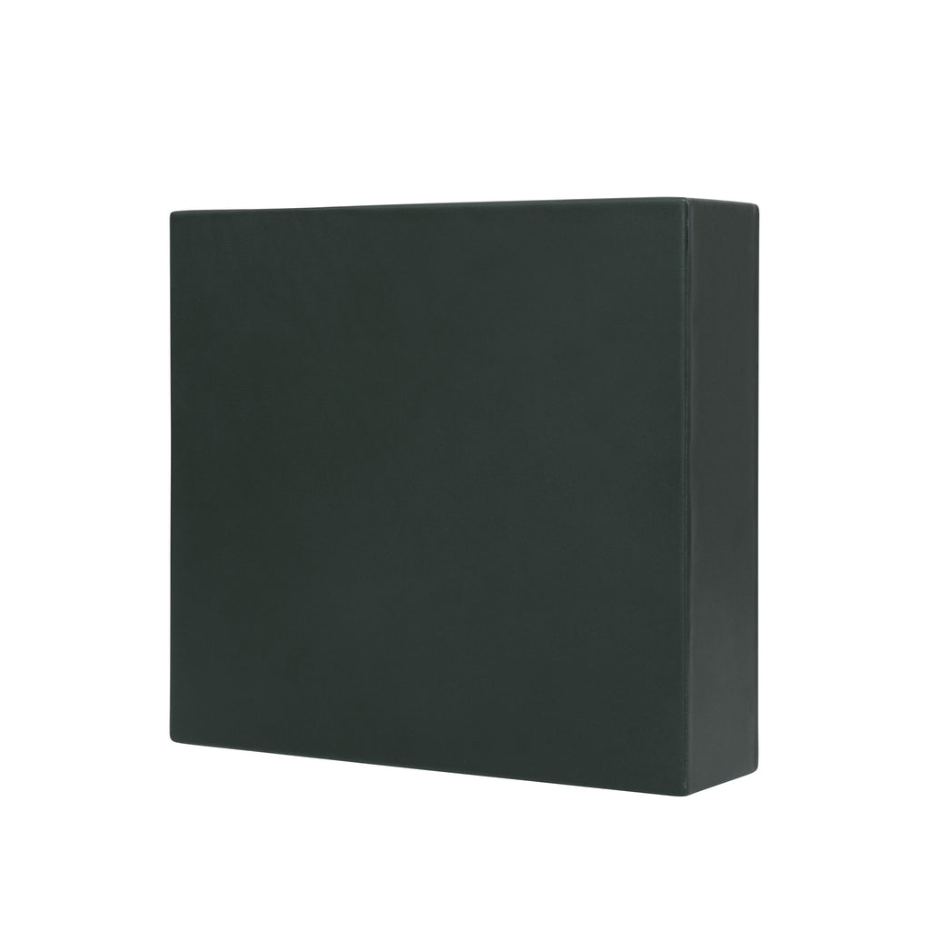 Kvadrat / Raf Simons 'Leather Accessory Box' - Large Dark Green
