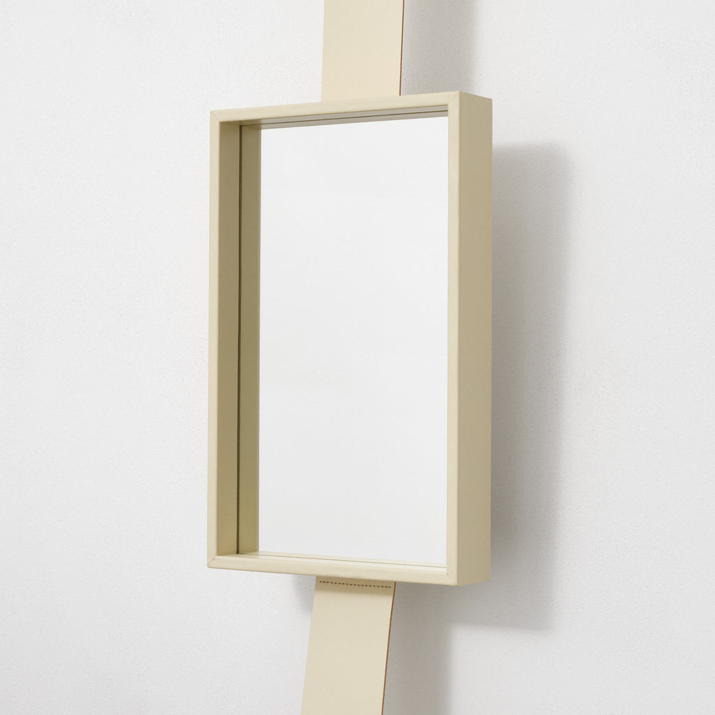 Kvadrat / Raf Simons 'Leather Mirror Tray' Off White Hanging
