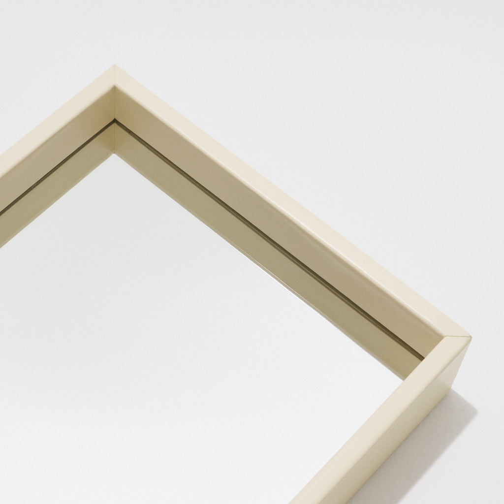Kvadrat / Raf Simons 'Leather Mirror Tray' Off White Detail