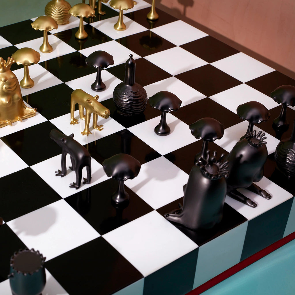 L'Objet x Haas Brothers Chess Set Detail