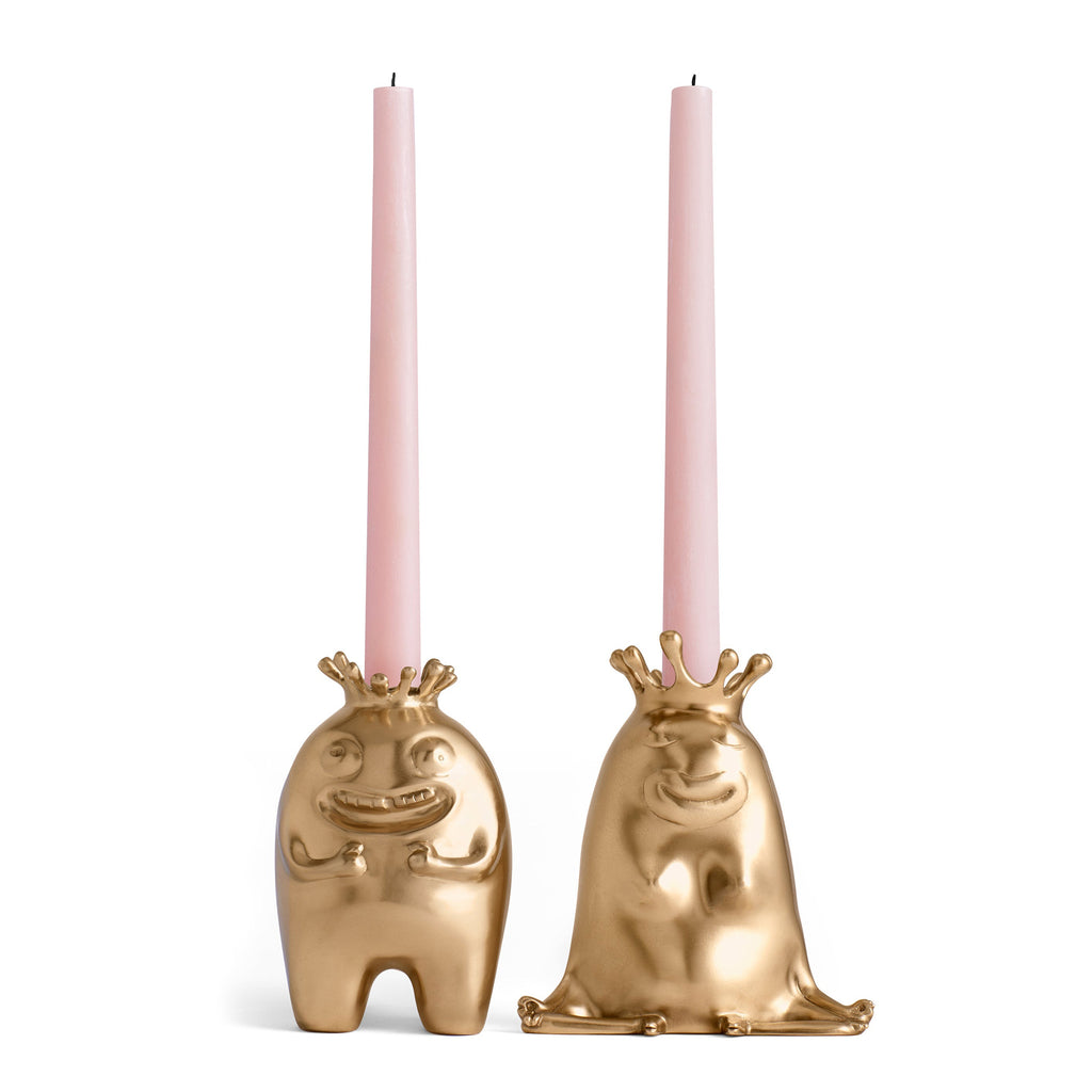 L'Objet x Haas Brothers 'King & Queen' Candlesticks (Set of 2)