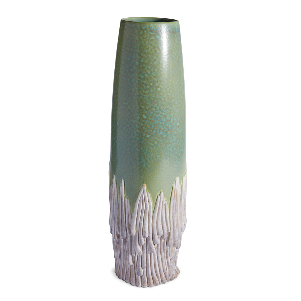 L'Objet x Haas Brothers Mojave Vase - Green Front