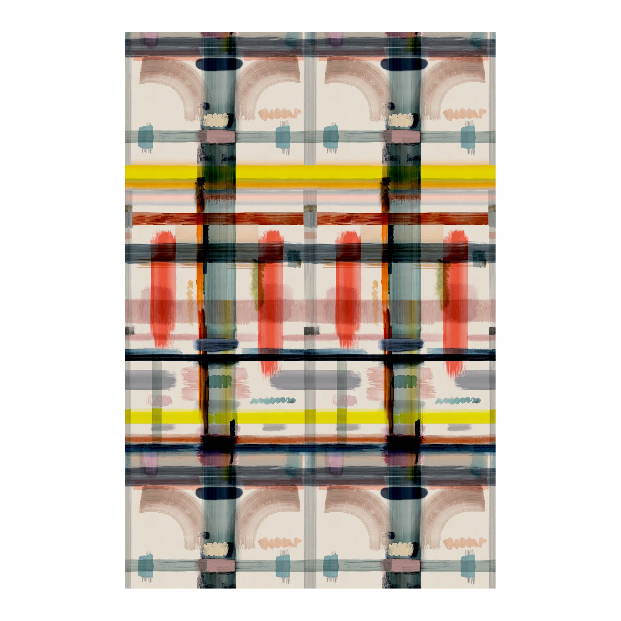 Moooi Carpets 'Corinthian Check' Rectangular Rug by Kit Miles - Spring 200 x 300cm
