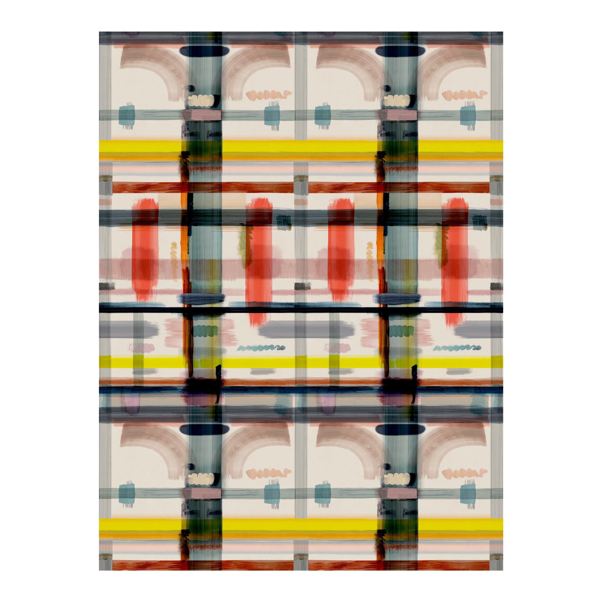 Moooi Carpets 'Corinthian Check' Rectangular Rug by Kit Miles - Spring 300 x 400cm