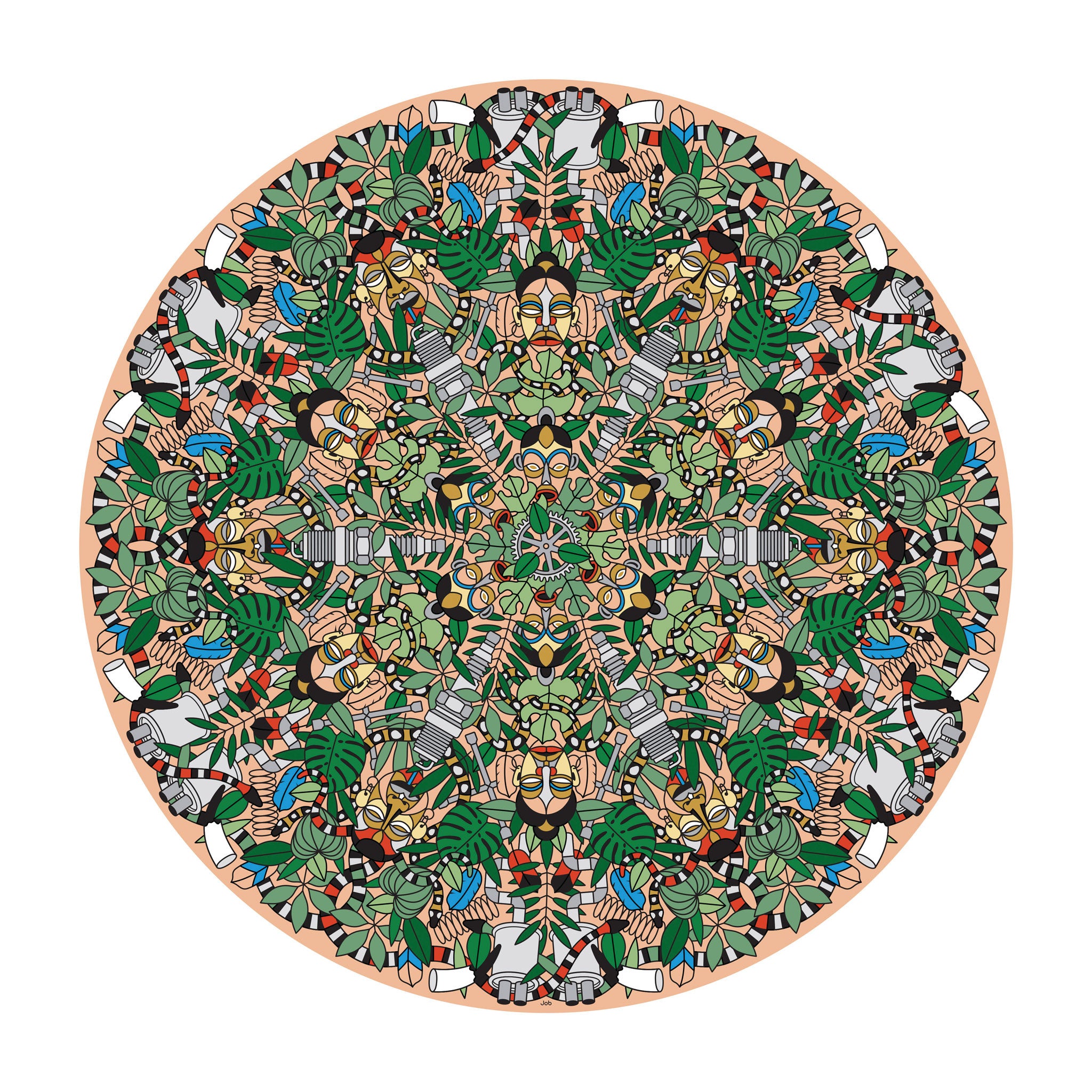 L'Afrique Rug by Studio Job