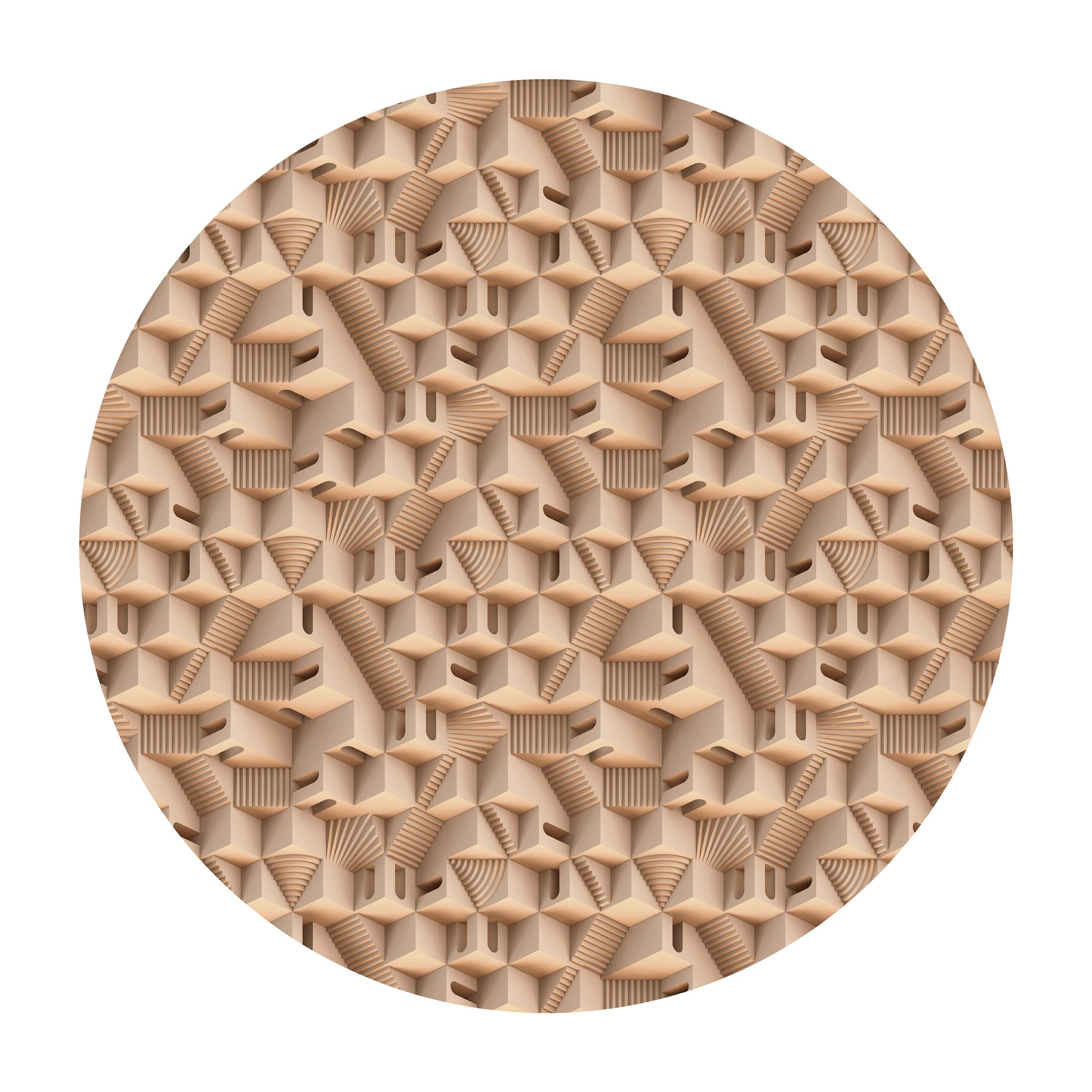 Moooi Carpets Maze Round Rug - Puglia by Note