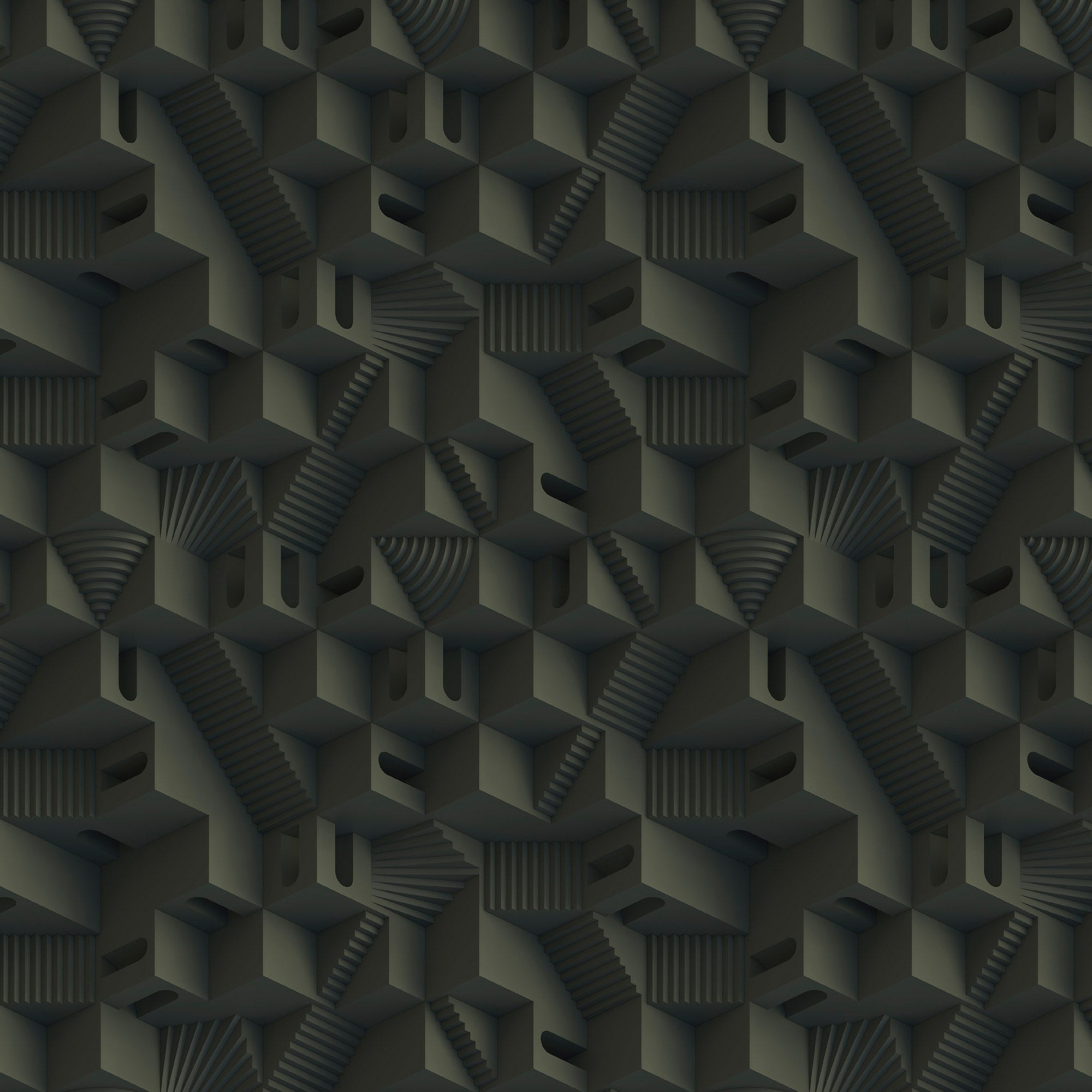 Moooi Carpets Maze Round Rug - Tical by Note Detail