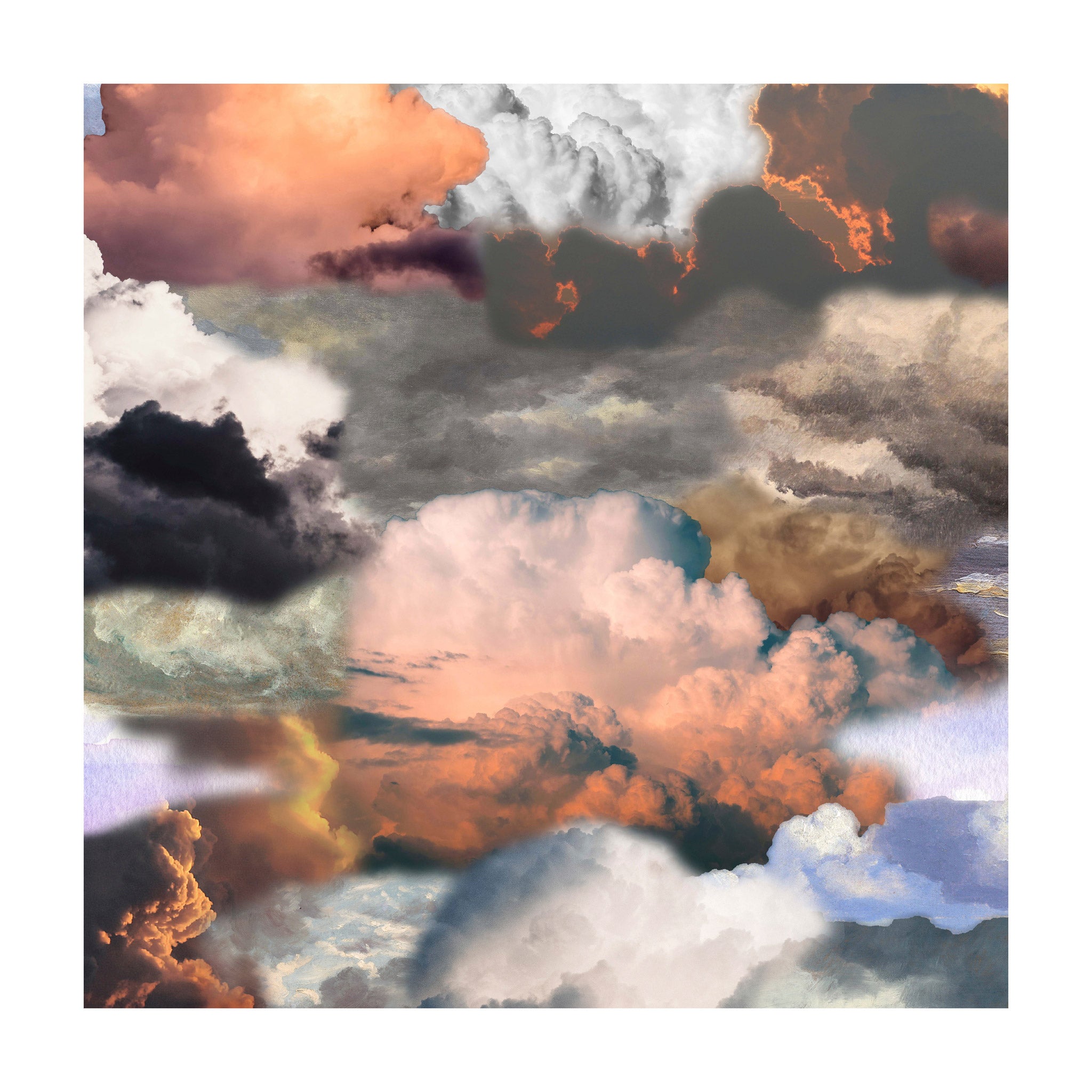 Moooi Carpets Walking on Clouds Square Rug - Dawn by Front 250