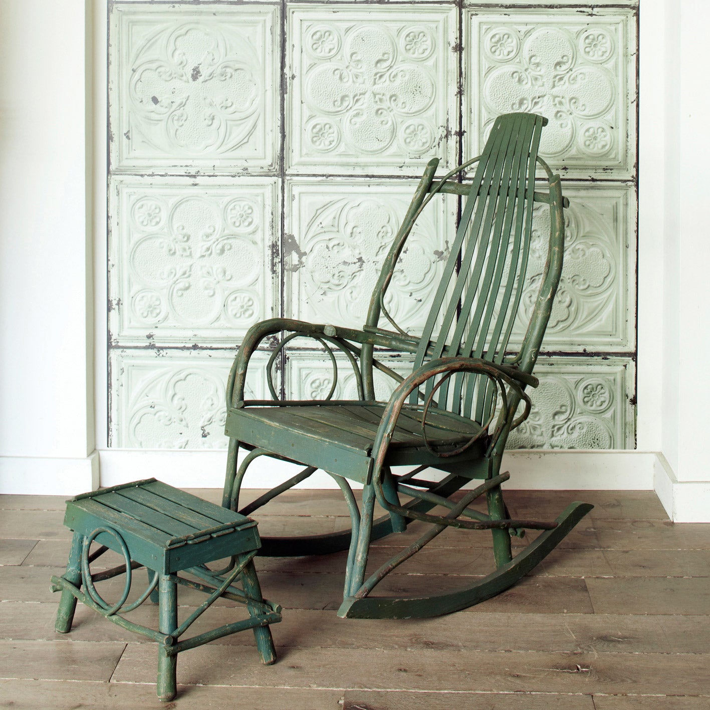 NLXL Brooklyn Tins Wallpaper by Merci - TIN-05 Roomset