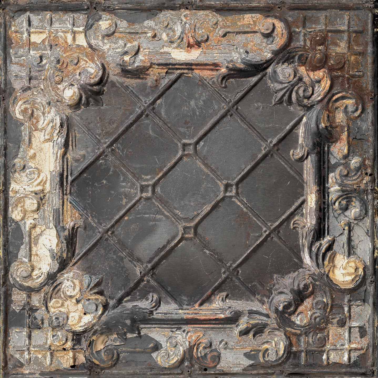 NLXL Brooklyn Tins Wallpaper by Merci - TIN-07 Panel