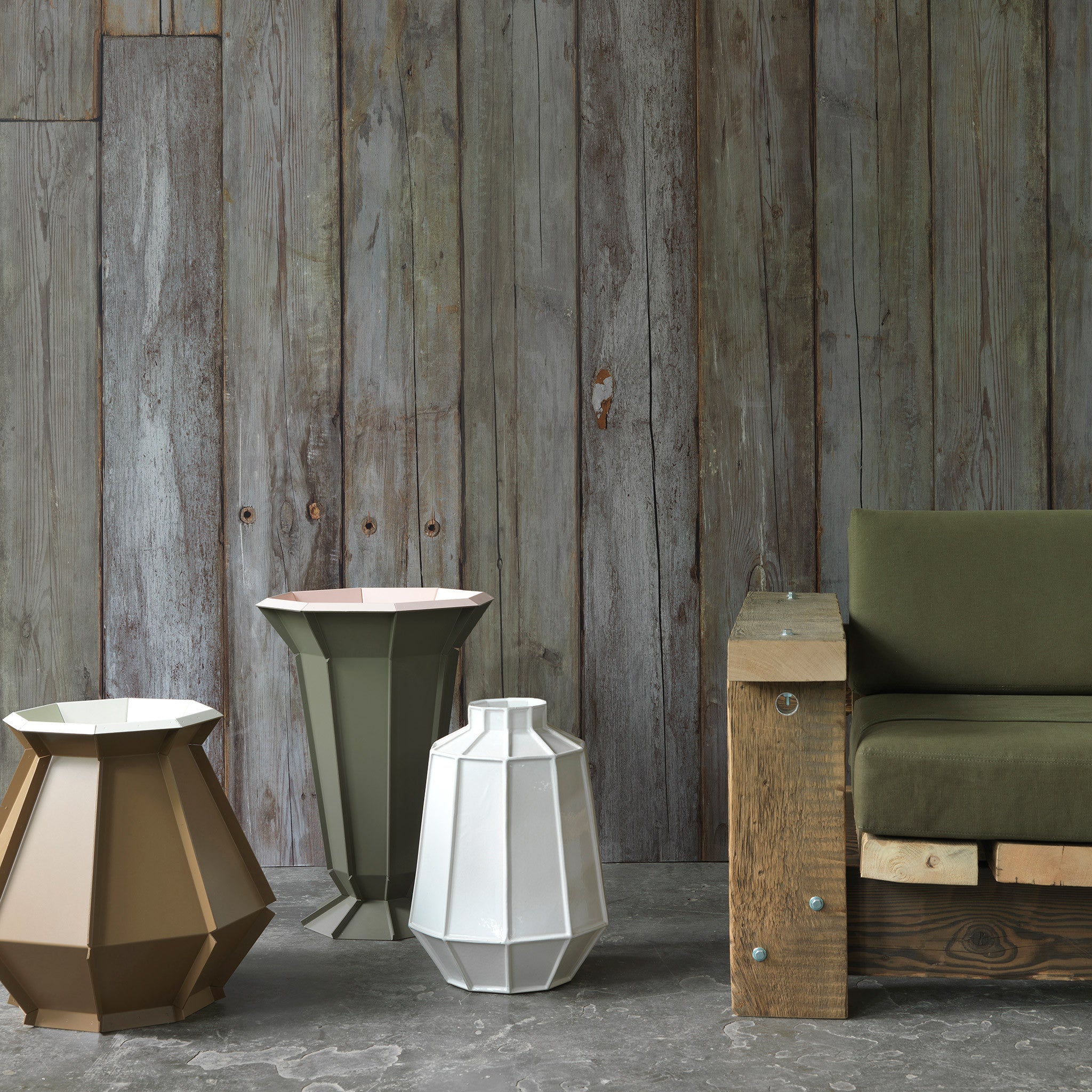 PHE-14 Scrapwood Wallpaper Roomset