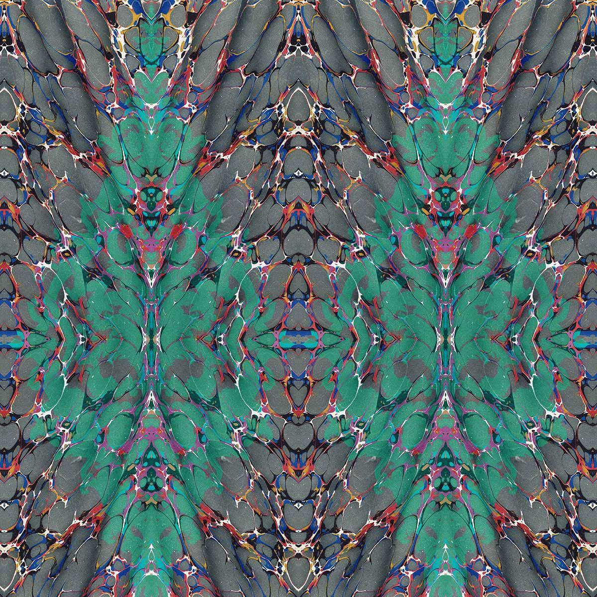 Ex Libris Velvet Teal/Charcoal