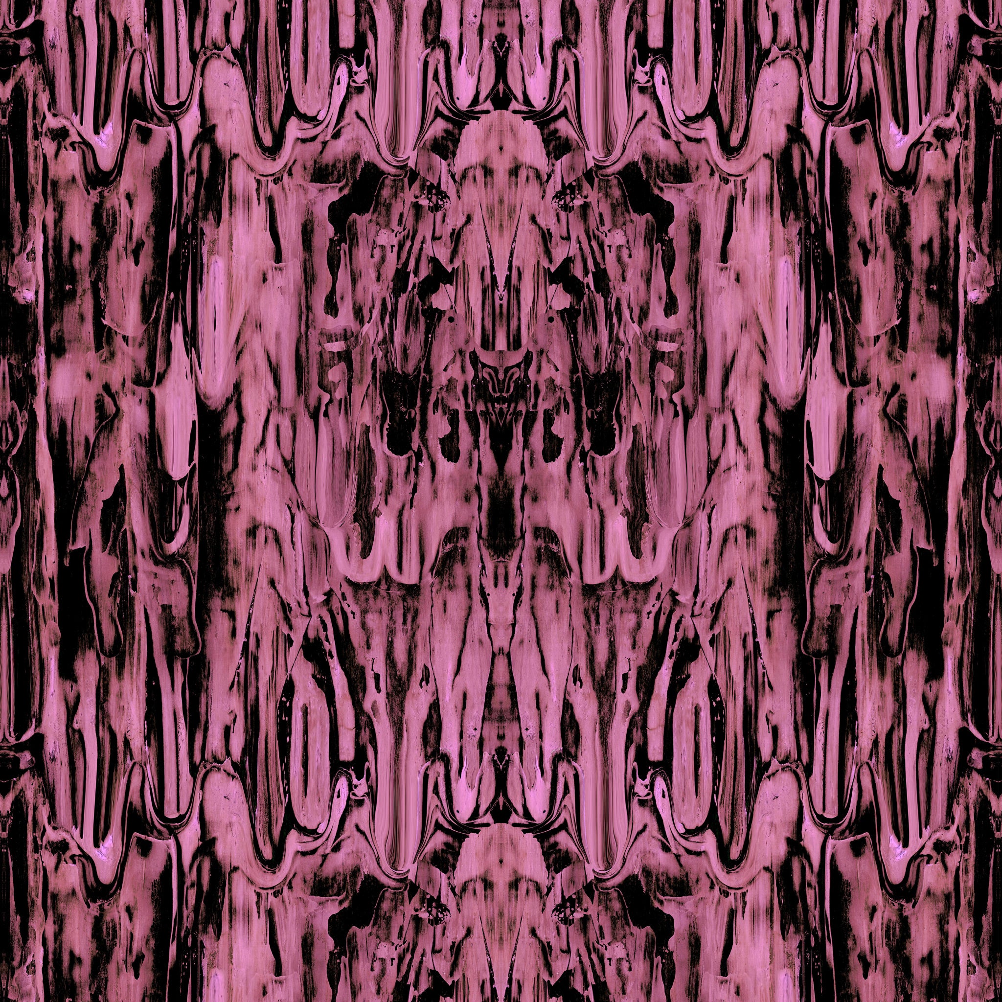 Timorous Beasties 'Gerhard Gum' Velvet Fabric Sangria