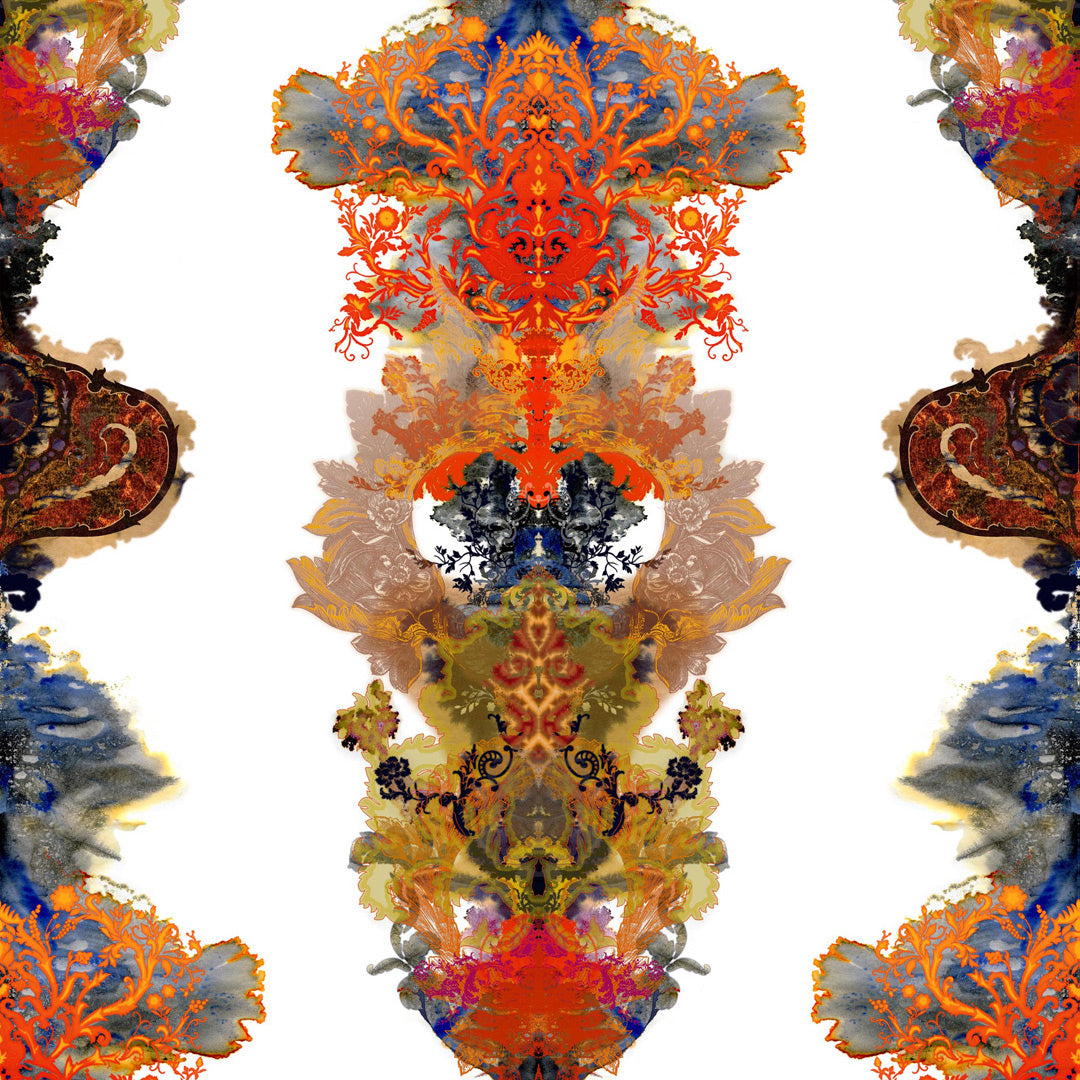 Timorous Beasties 'Grand Blotch Damask' Wallpaper