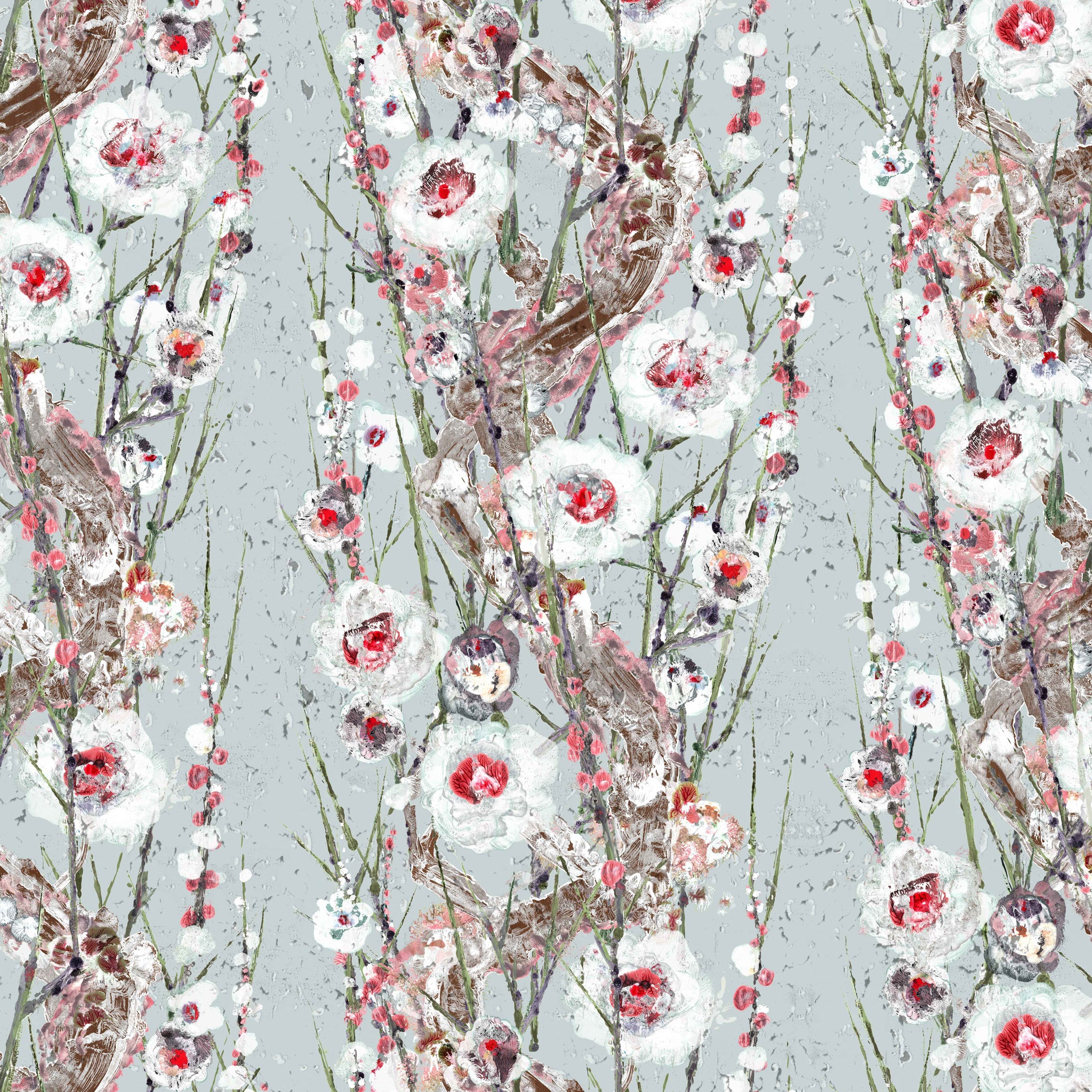 Timorous Beasties 'Sakura Cork' Wallpaper Mung Green