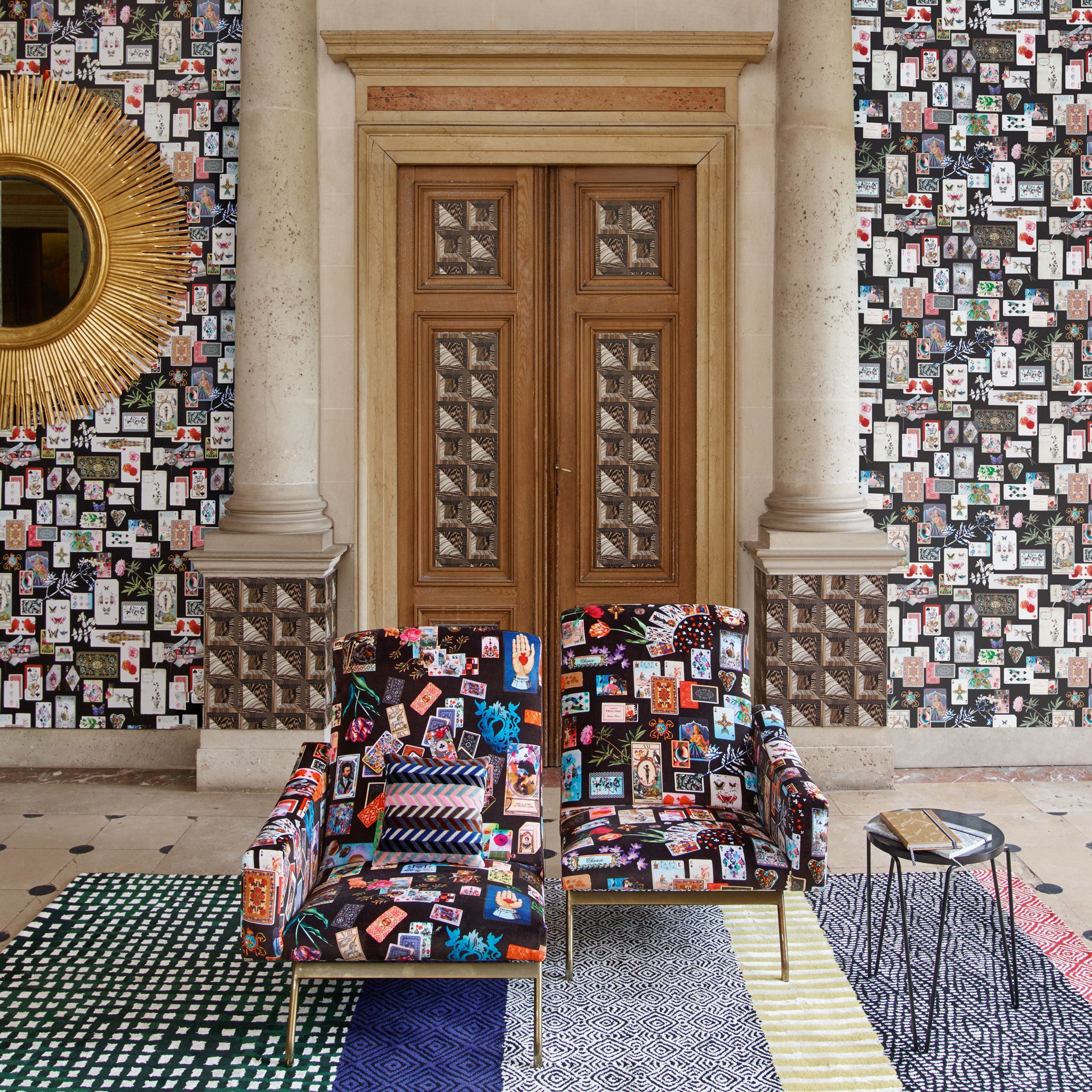 Christian Lacroix Present "Incroyables et Merveilleuses" Fabric & Wallpaper Collection