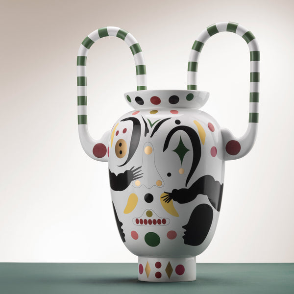 Jaime Hayon's 'Maestro' Vase for Bosa Ceramics Features Signature Iconography