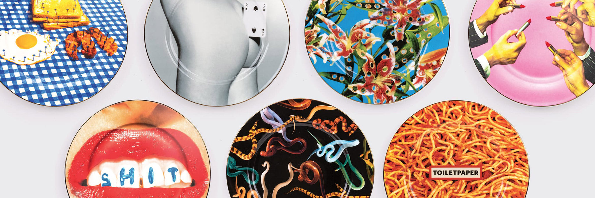 Seletti Porcelain Plates
