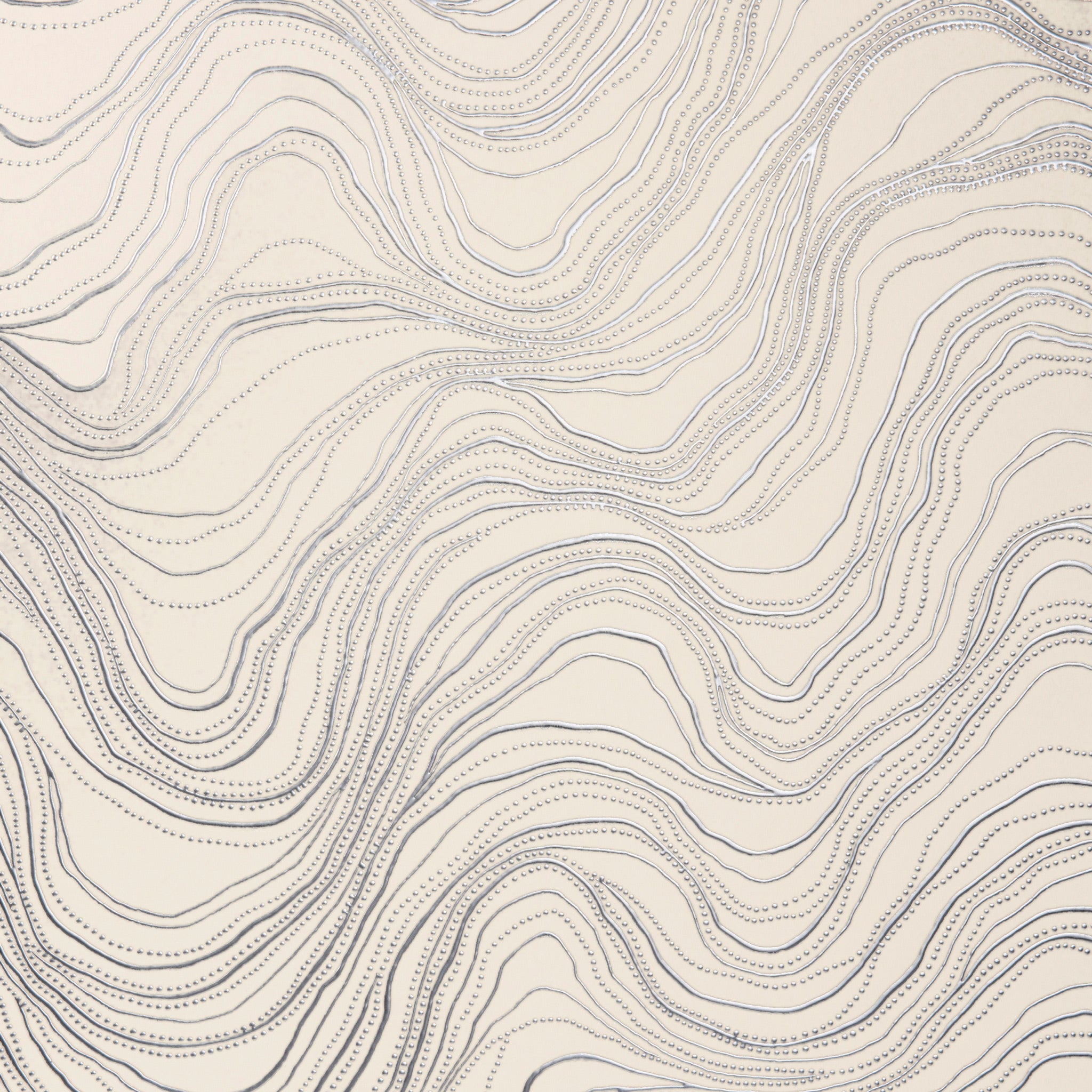 Arte 'Bayuda' Wallpaper 74042 - Dazzling Silver