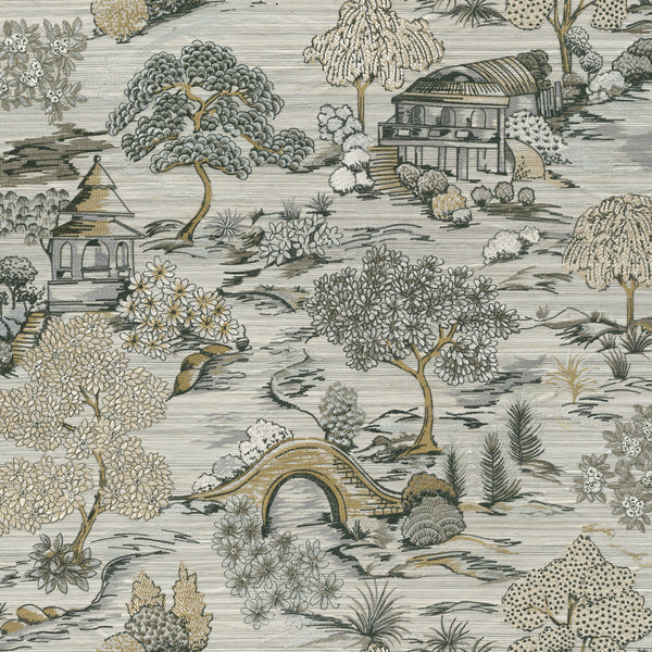 Arte 'Gardens of Okayama' Wallpaper 54500 - Winter Garden