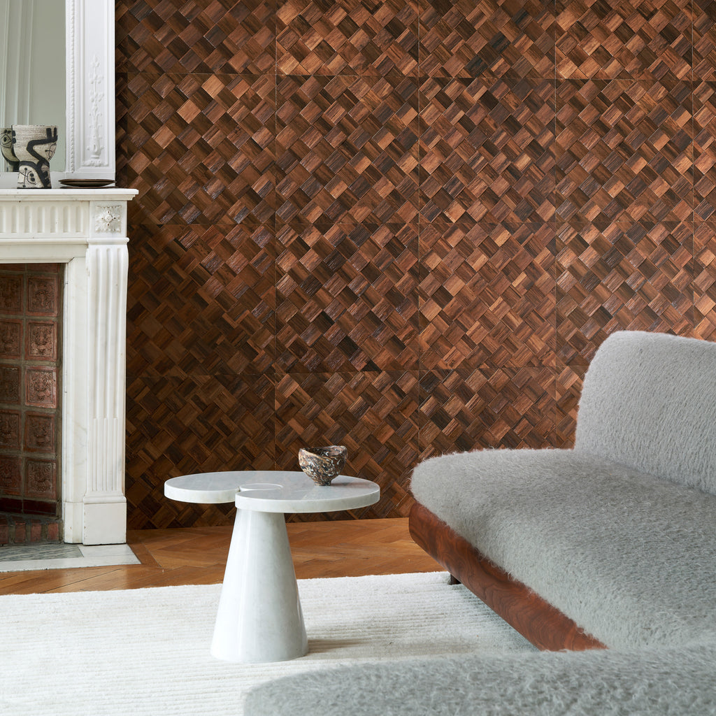 Arte 'Tinto' Wallcovering Tile 48000 Cinnamon Roomset
