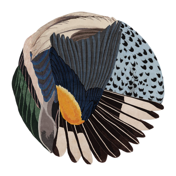 CC-Tapis 'Feathers' Round Rug by Maarten De Ceulaer