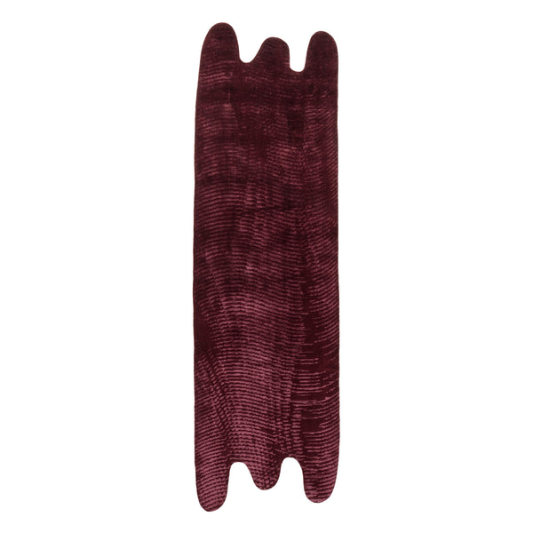 CC-Tapis 'Splash' Rug by Objects of Common Interest Burgandy