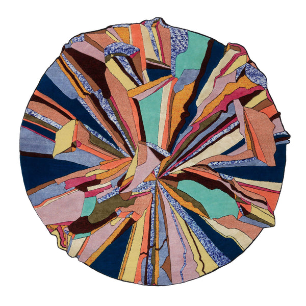 CC-Tapis 'Super Fake' Round Rug by Bethan Laura Wood