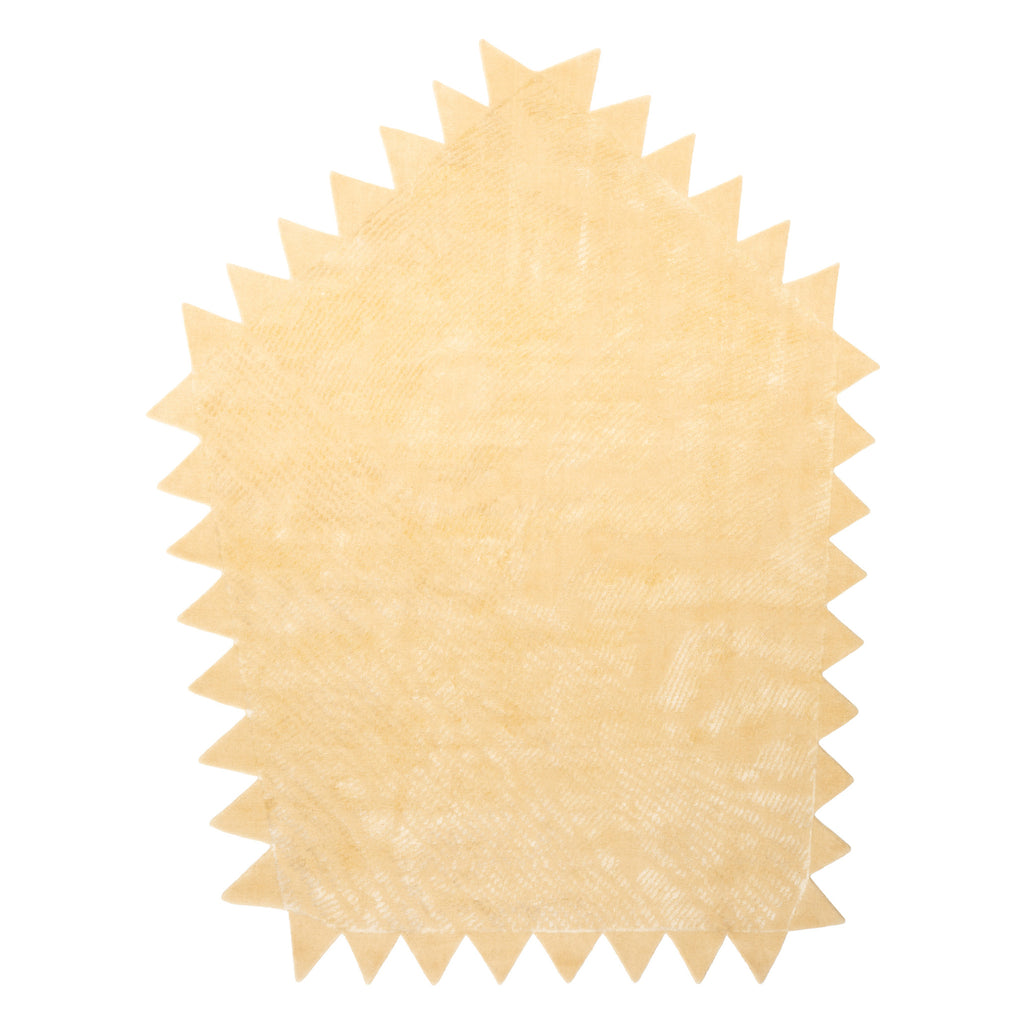 CC-Tapis 'Zig Zag' Rug by Objects of Common Interest Cream